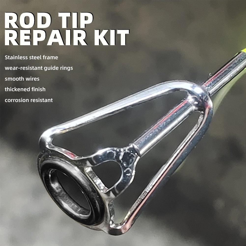 Rod Tip Repair Kit 10pcs Fishi - Fishing Rod Building Kit 评论和价格