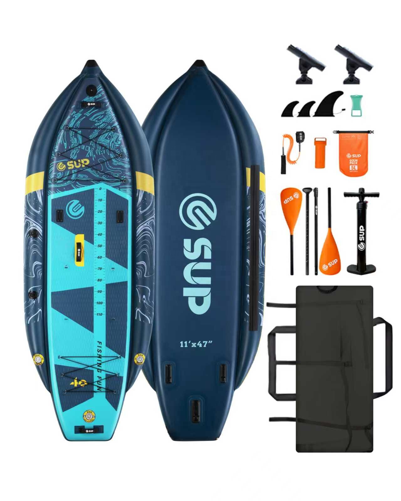 Inflatable Fishing Kayak with  - Fishing Rod Holder 评论和价格