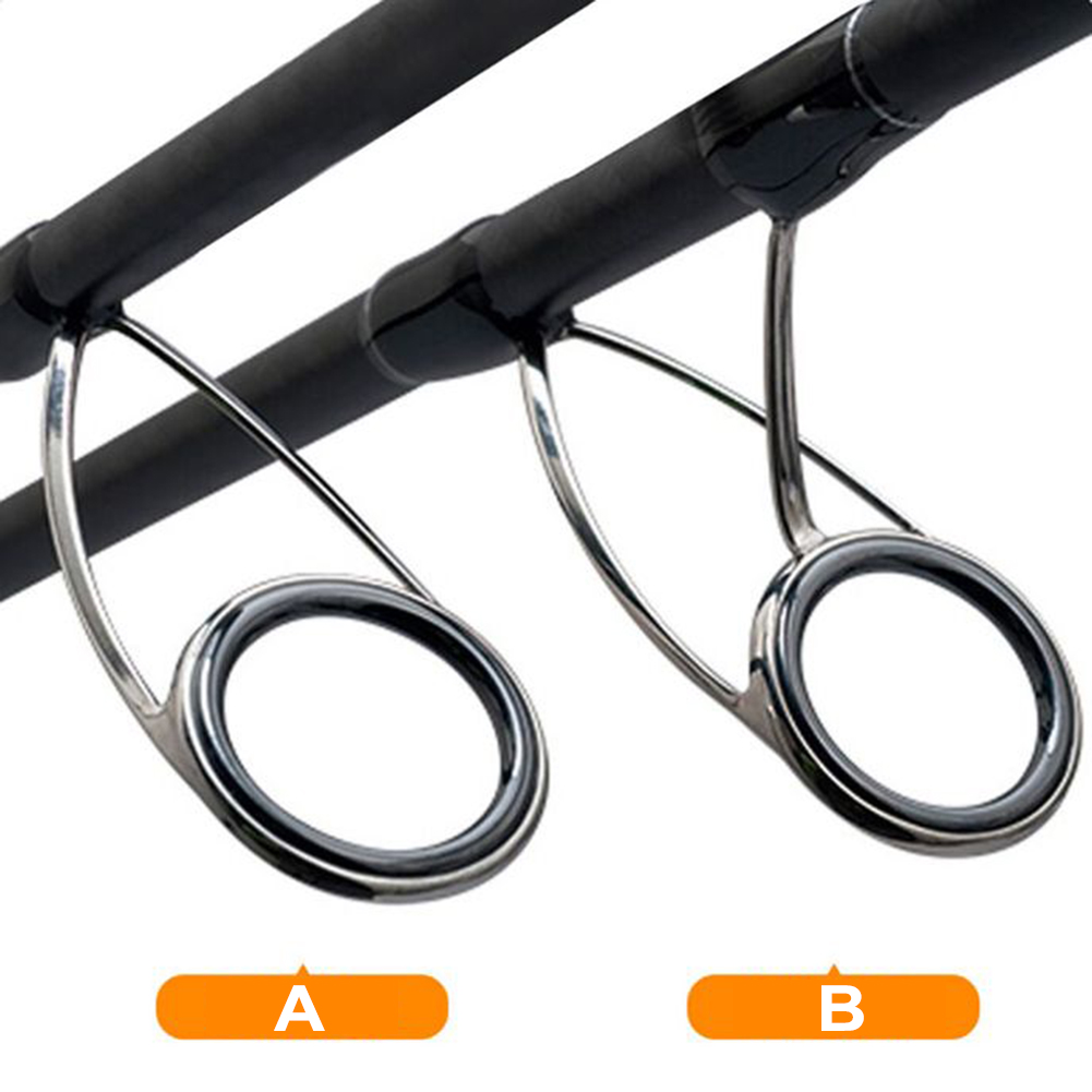 9 Pcs Fishing Rod  Guide Ceram - Fishing Rod Building Kit 评论和价格