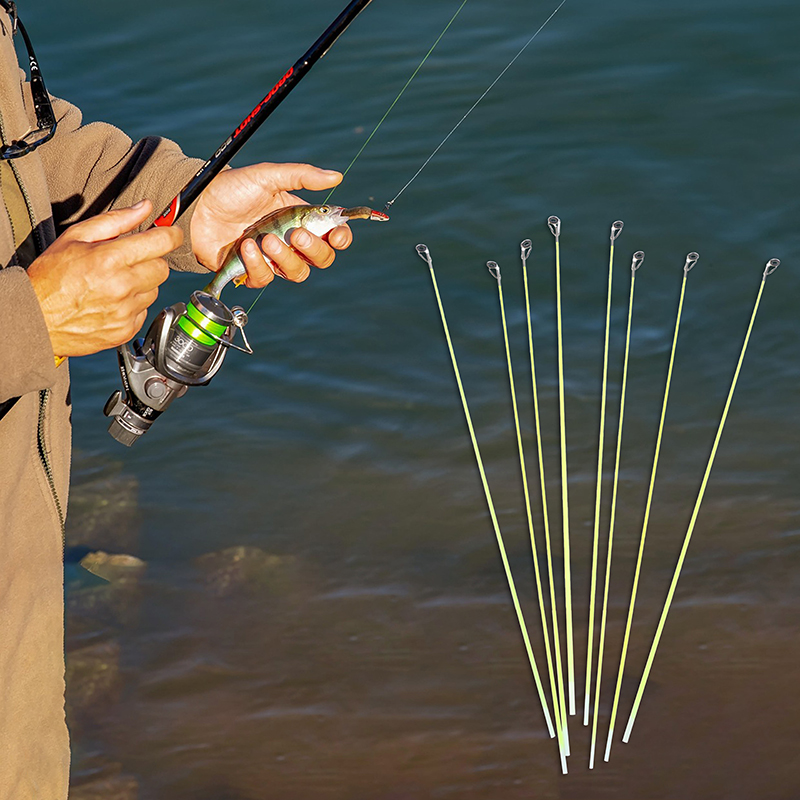 5Pcs 42CM Boat/Raft Rod Tip Sp - Fishing Rod Building Kit 评论和价格